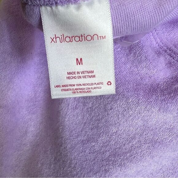 Xhilaration Medium Terry Cloth V-Neck Backless Tie Neck Dress New With Tags - Picture 7 of 8